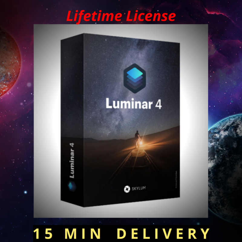 Luminar v4 Photo Editor 2020 Full Version LifeTime for Windows ✅ 15 Min delivery