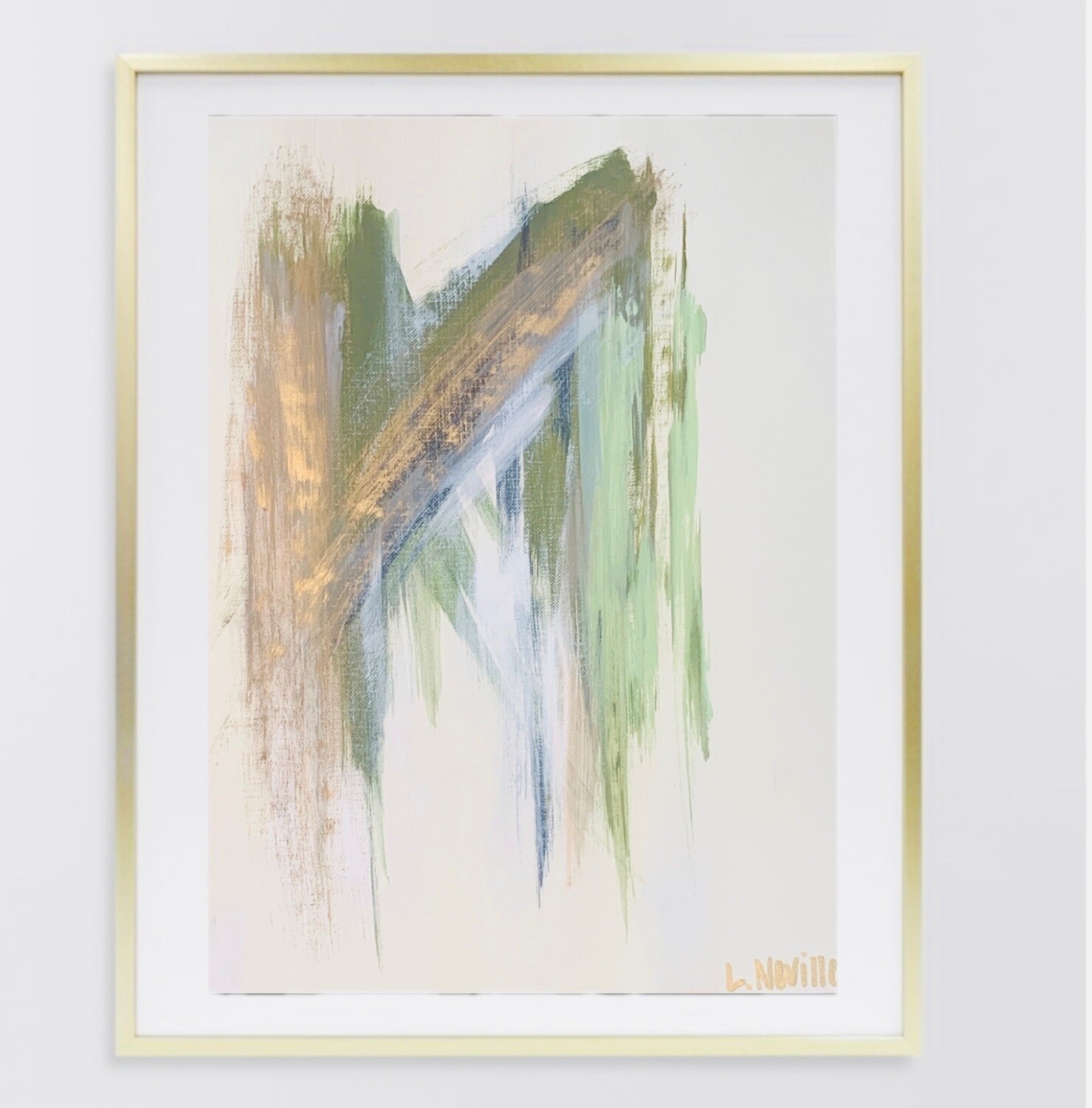 11"x14" Blue Green Mix (IV)