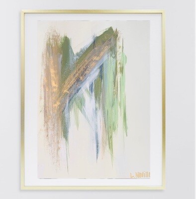 11"x14" Blue Green Mix (IV)