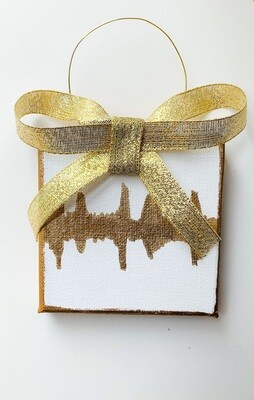 Mini Heartbeat Canvas Ornament
