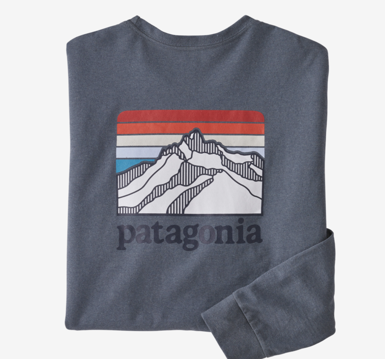 Patagonia M's L/S Line Logo Ridge Responsibili Tee