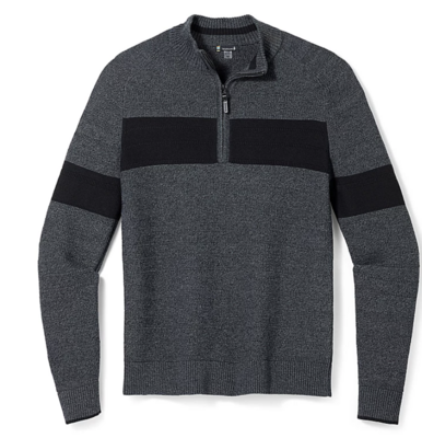 Smartwool M's Ripple Ridge Stripe 1/2 Zip Sweater