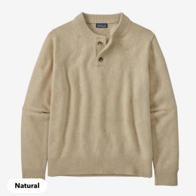 Patagonia M's Recycled Wool Blend Buttoned Sweater