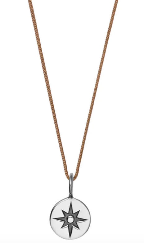 Bronwen Tiny Charm Compass Necklace