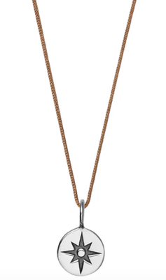 Bronwen Tiny Charm Compass Necklace