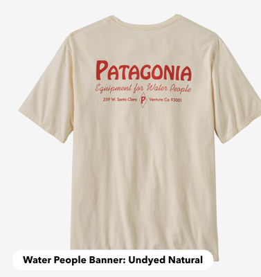 Patagonia M&#39;s Water People Organic Pocket T Shirt