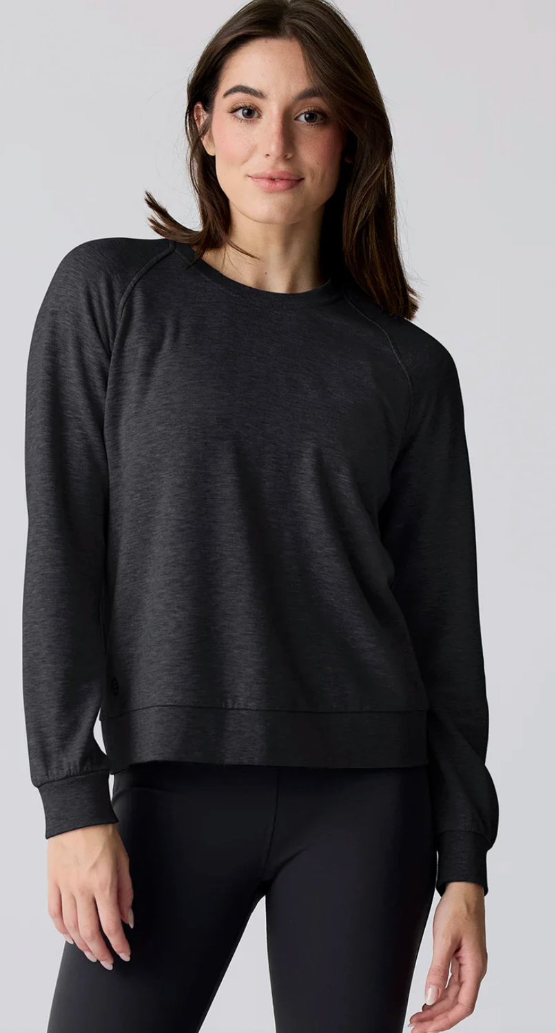 Free Fly W&#39;s Bamboo Lightweight Fleece Crew