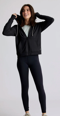 Free Fly W&#39;s Bamboo Lightweight Fleece Zip Hoodie