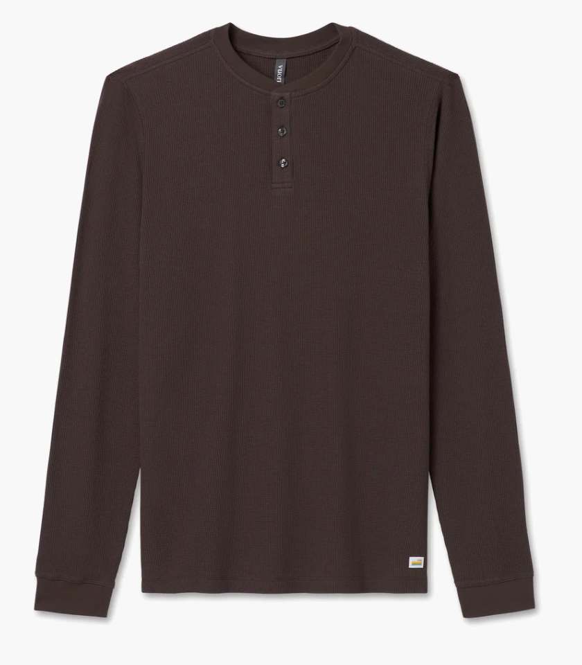 Vuori M&#39;s Waffle Henley