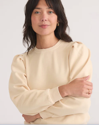 Marine Layer W&#39;s Enya Puff Sleeve Sweatshirt