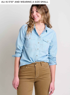Toad &amp; Co W&#39;s Arroyo Twill LS Shirt