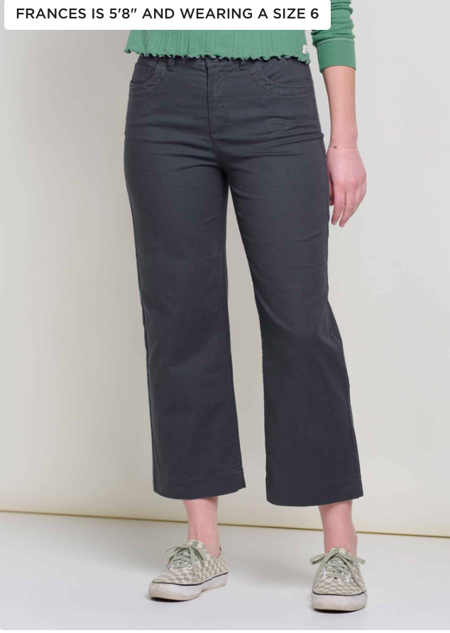 Toad &amp; Co W&#39;s Earthworks Wide Leg Pant