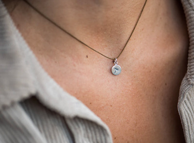 Bronwen Tiny Charm Dandelion Necklace