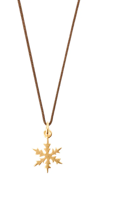 Bronwen Tiny Charm Snowflake Necklace