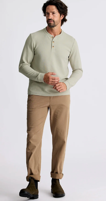 Free Fly M&#39;s Waffle L/S Henley
