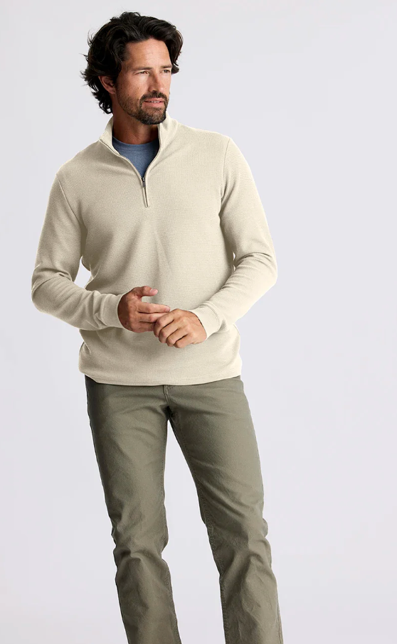 Free Fly M&#39;s Waffle Quarter Zip