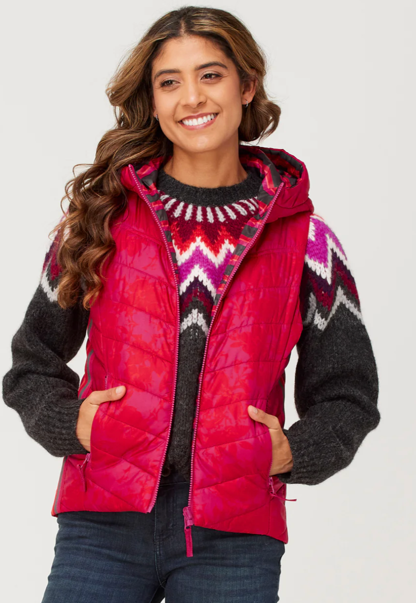 Krimson Klover Vesta Hooded Vest