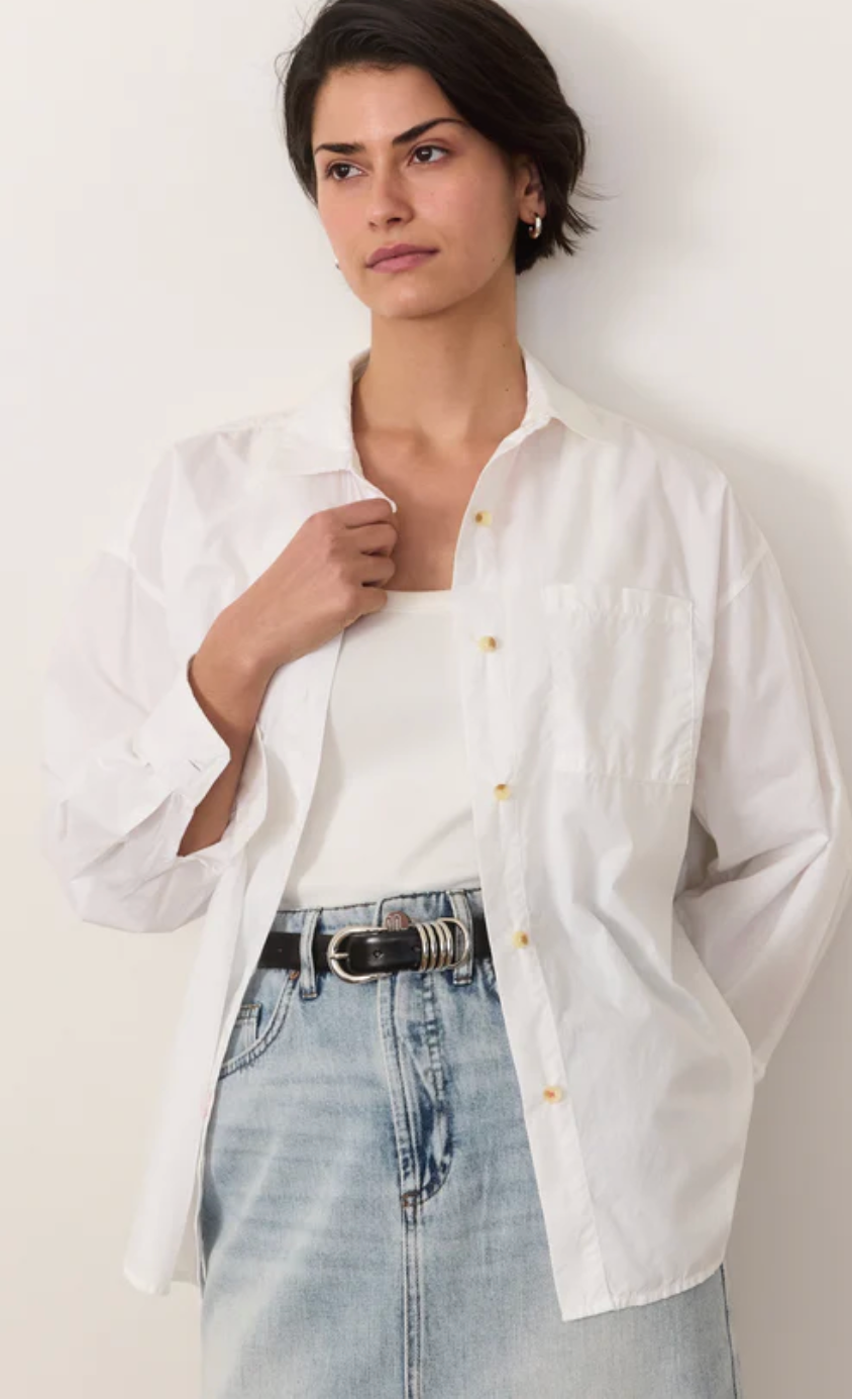 Marine Layer W&#39;s Gracey Oversized Shirt 