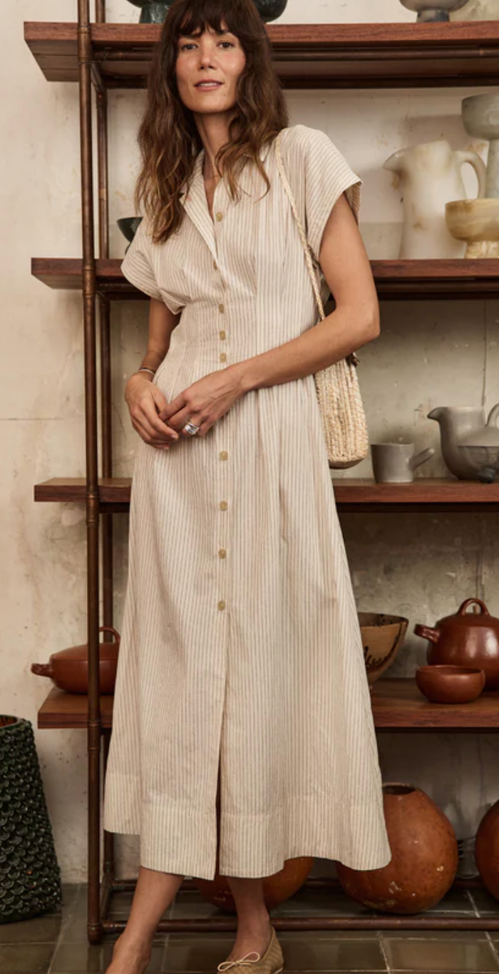Marine Layer W&#39;s Nova Midi Shirt Dress