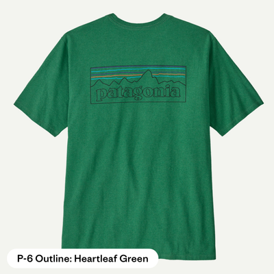 Patagonia M&#39;s P-6 Logo Responsibili Tee