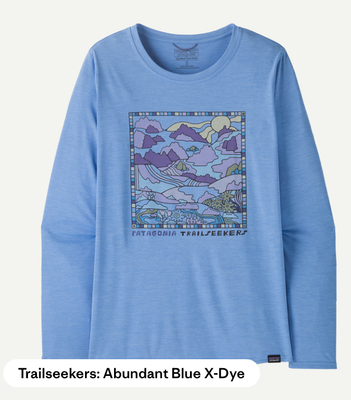 Patagonia W&#39;s L/S Cap Cool Daily Graphic Shirt Lnd