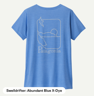 Patagoina W&#39;s Cap Cool Daily Graphic Shirt-Waters