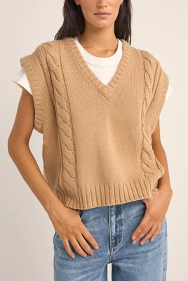 Rhythm Finley Cable Knit Vest