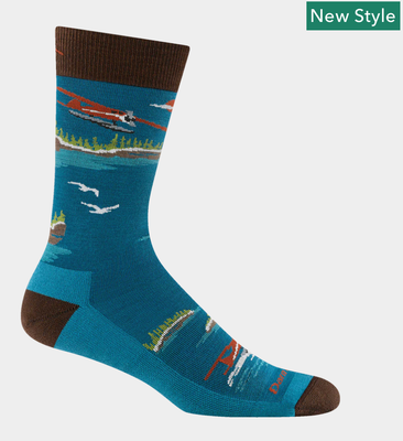 Darn Tough M&#39;s Float Boat Crew LW Lifestyle Sock