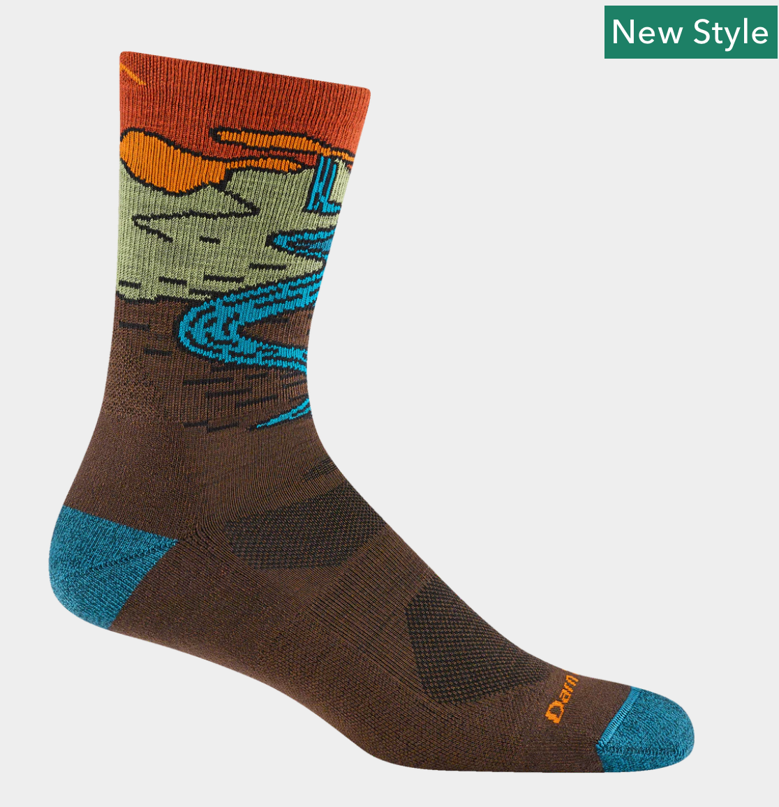 Darn Tough M&#39;s Chasing Waterfalls MC LW Hike Sock
