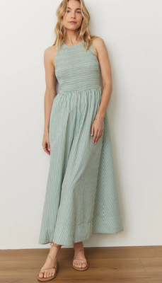 Marine Layer W&#39;s Darcy Poplin Smocked Dress