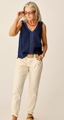 Carve Kayla Gauze Tank
