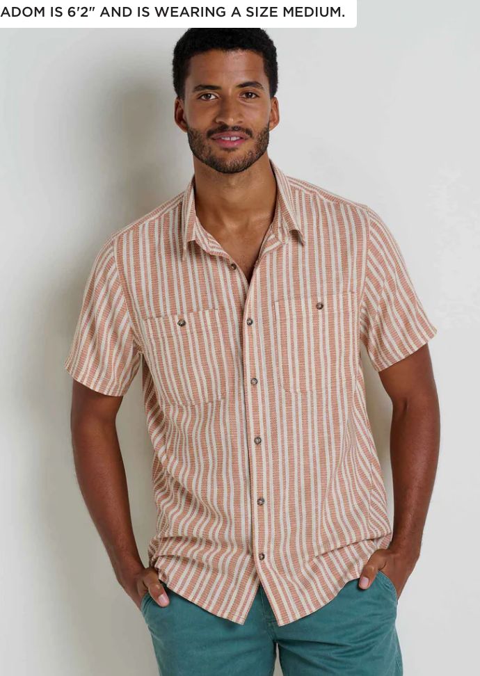 Toad &amp; Co. M&#39;s Taj Hemp SS Shirt