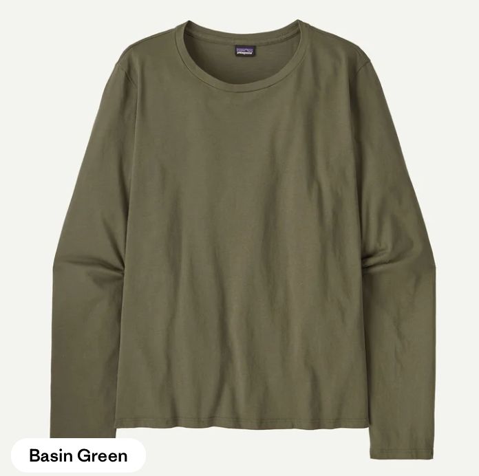Patagonia W&#39;s L/S Regenerative OCC Tee