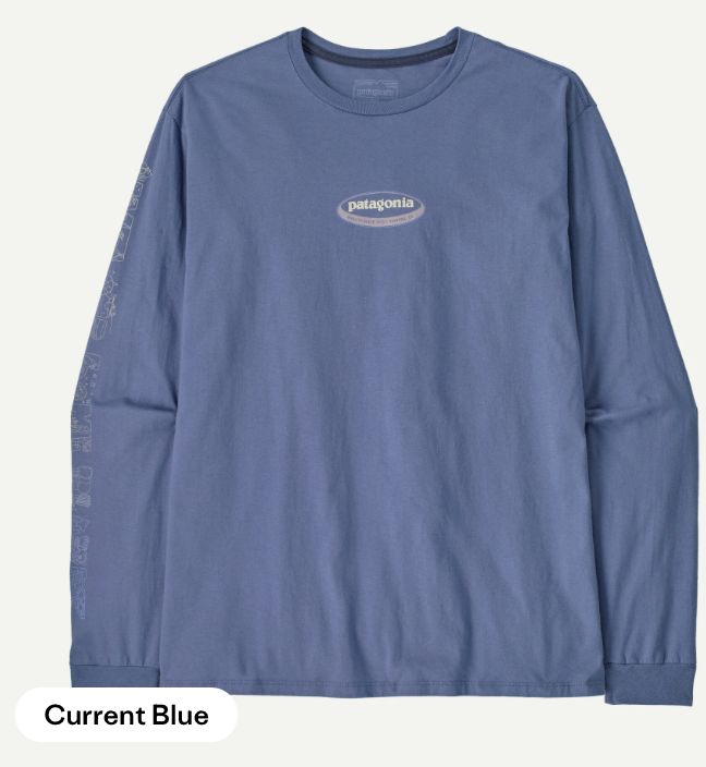 Patagonia M&#39;s L/S Long Way Round Organic TShirt