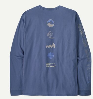 Patagonia M's L/S Long Way Round Organic TShirt