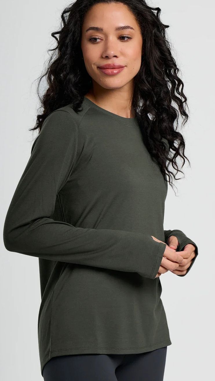 Free Fly W&#39;s Bamboo Shade Long Sleeve II