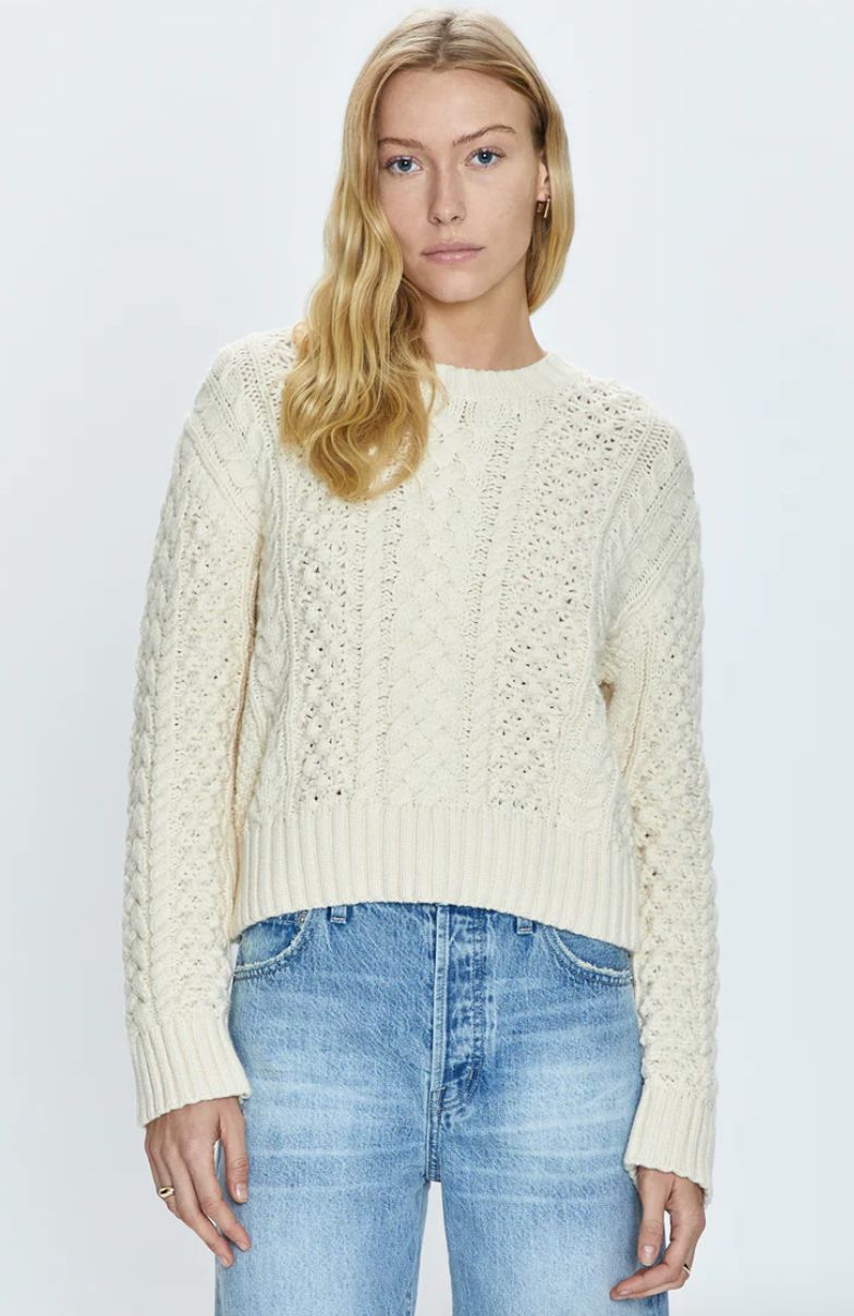Pistola Quinn Shrunken Fisherman Sweater