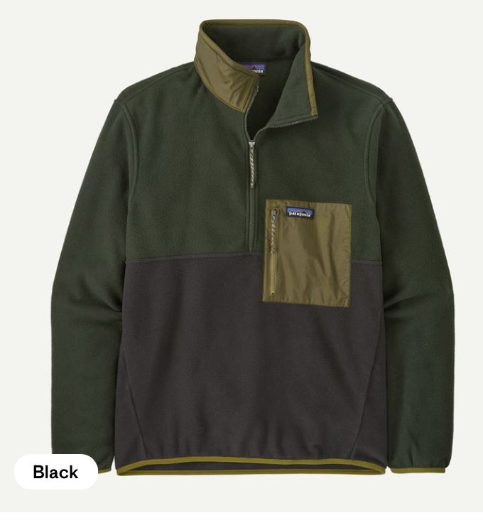 Patagonia M&#39;s Microdini 1/2 Zip P/O