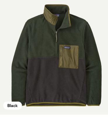 Patagonia M&#39;s Microdini 1/2 Zip P/O