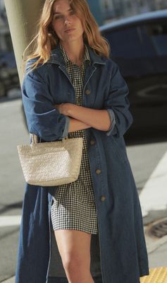 Marine Layer W&#39;s Hayes Denim Trench Coat