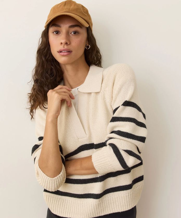 Marine Layer W&#39;s Berkeley Sweater Polo