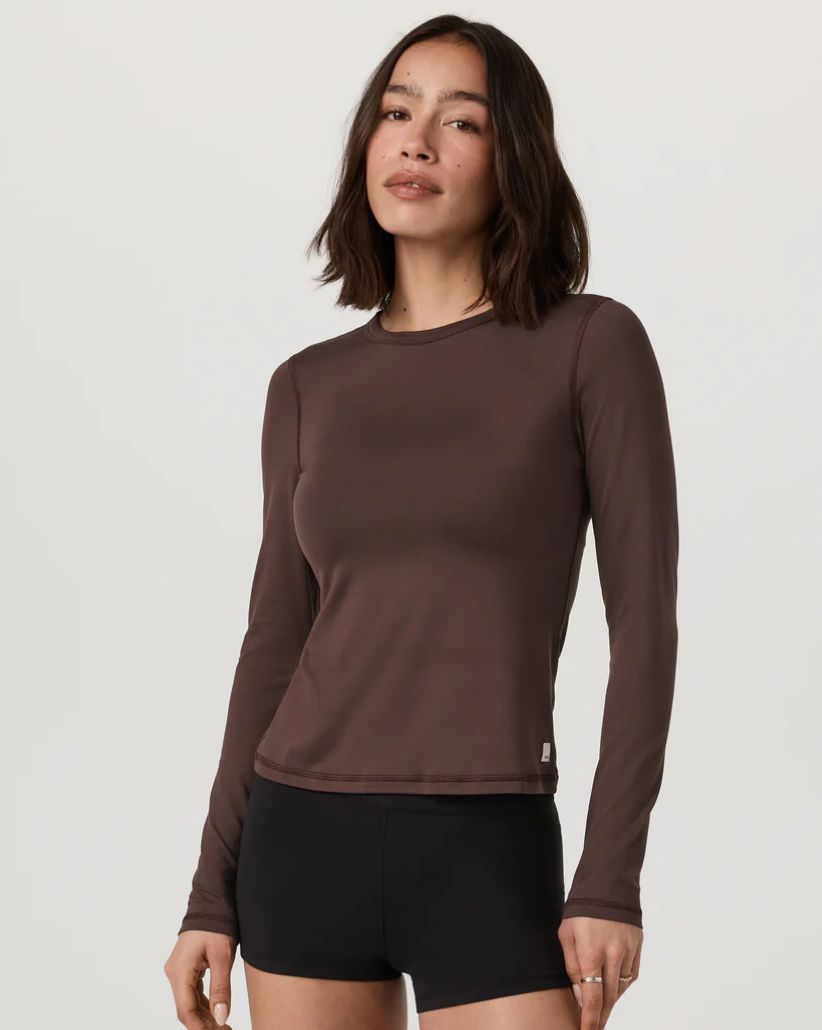 Vuori W&#39;s L/S Lux Crew Tee