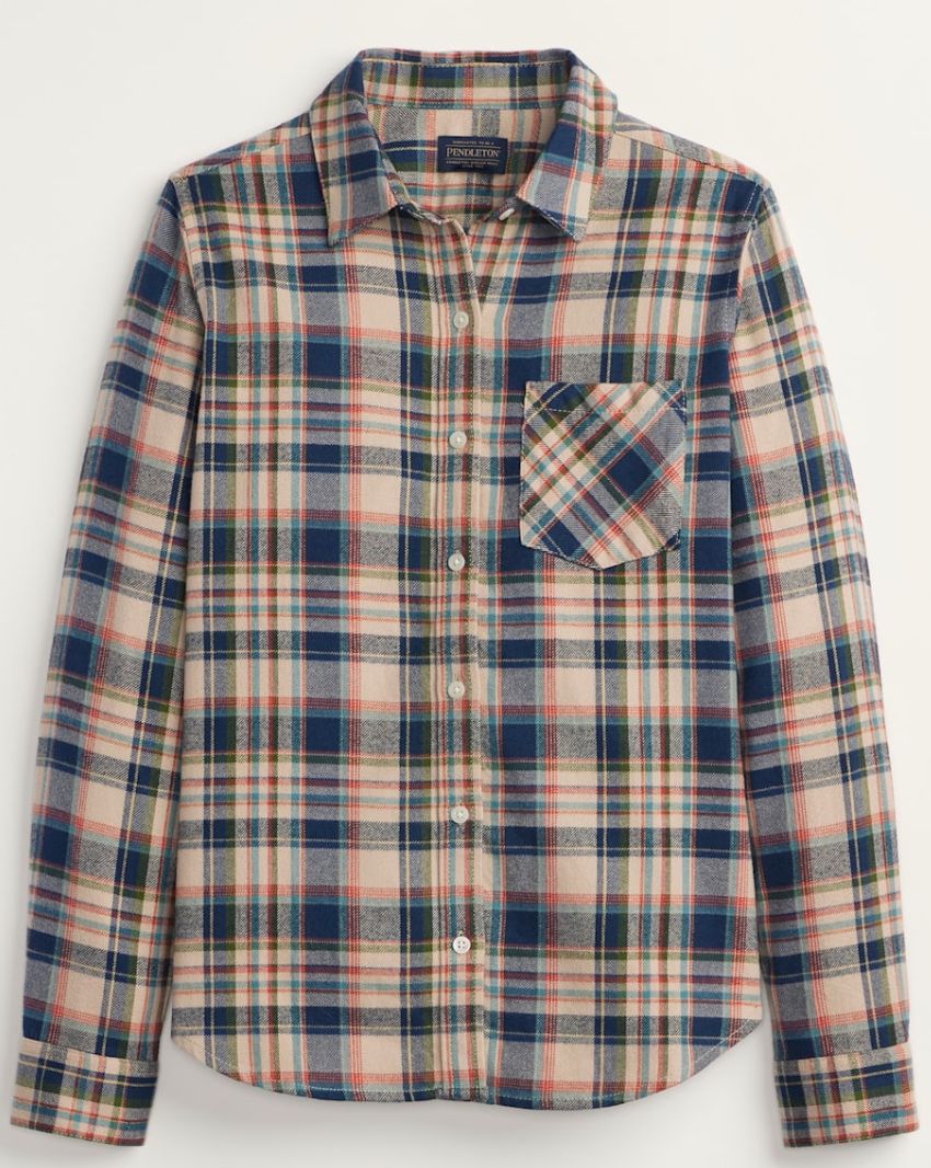 Pendleton W&#39;s Relaxed Flannel Shirt