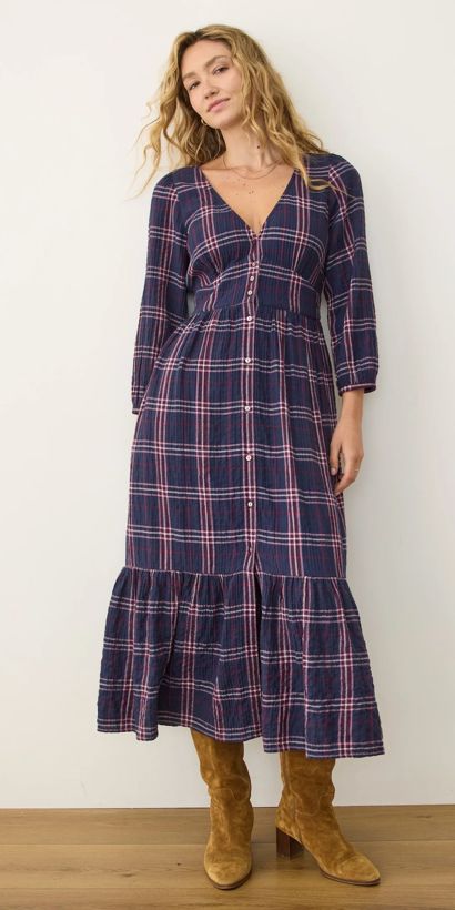Marine Layer W&#39;s Maeve Midi Dress