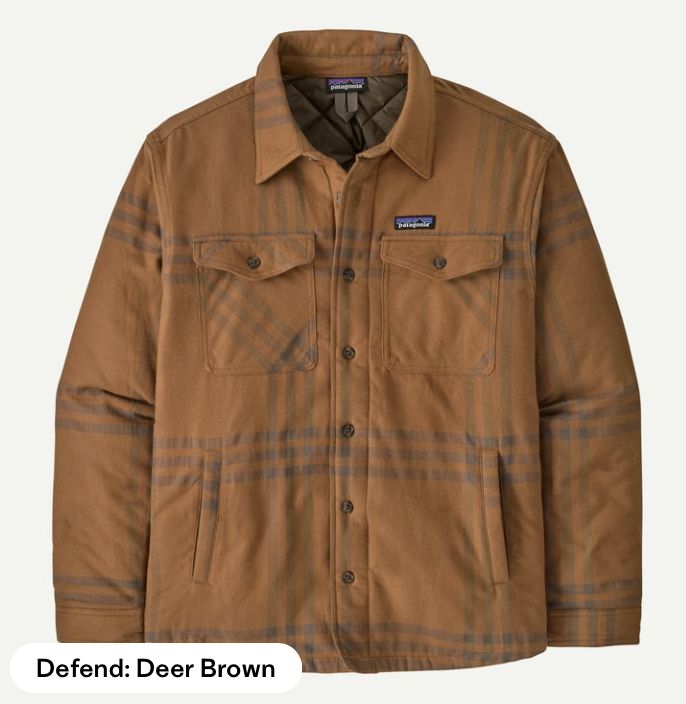 Patagonia M&#39;s LW Insulated Fjord Flannel Shirt