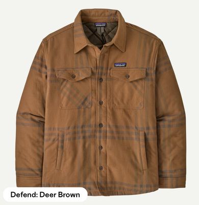 Patagonia M&#39;s LW Insulated Fjord Flannel Shirt