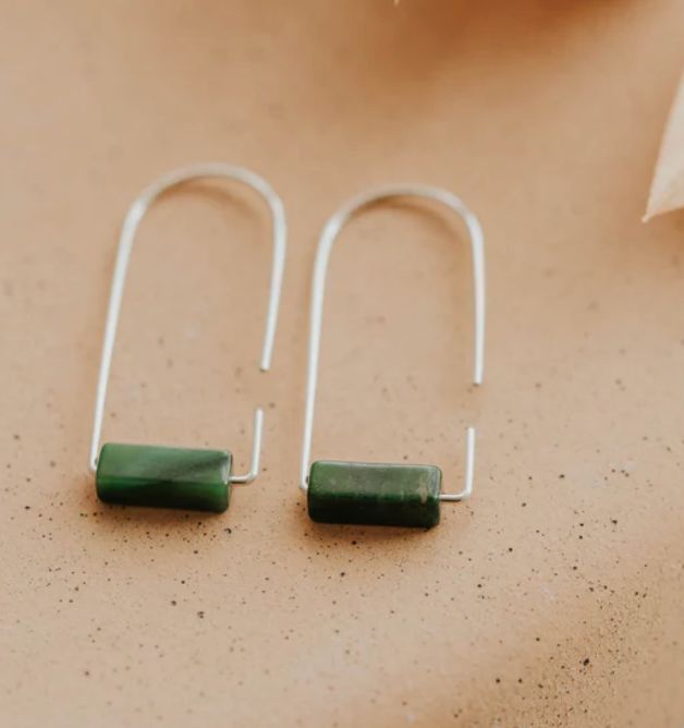 Hello Adorn Moss Gemma Arch Threaders Hello Adorn Moss Gemma Arch Threaders