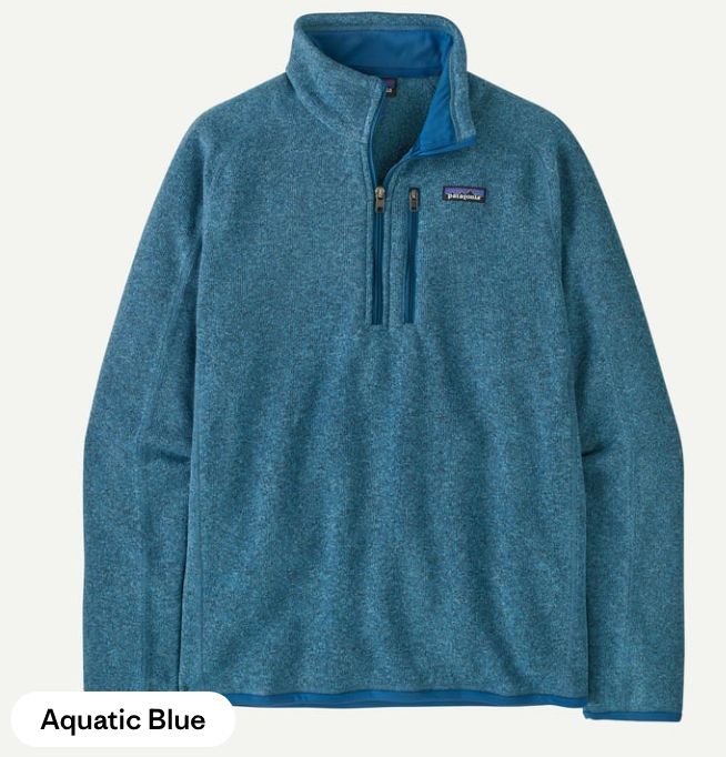Patagonia Men's Better Sweater 1/4 zip