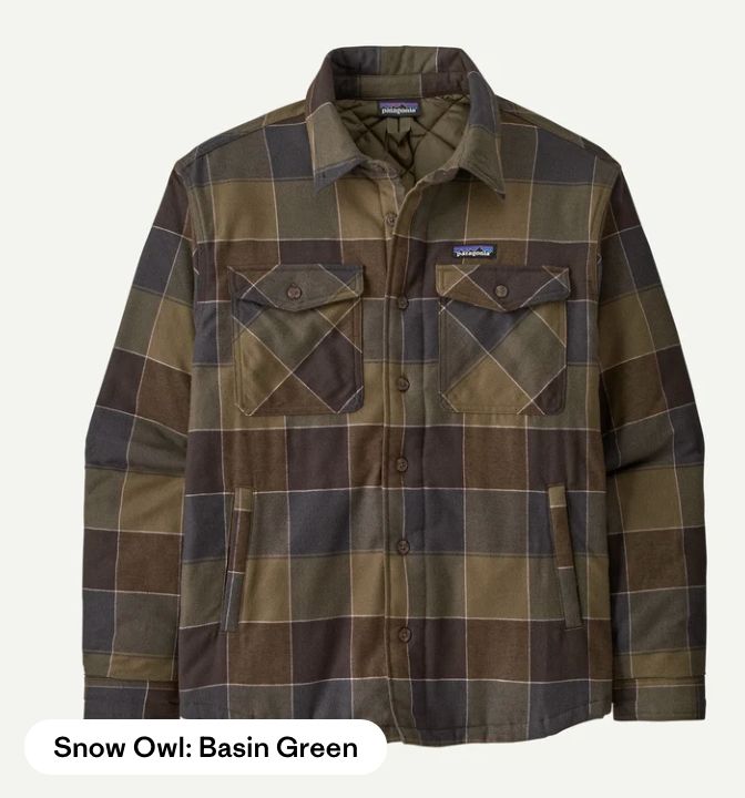 Patagonia M's LW Insulated Fjord Flannel Shirt