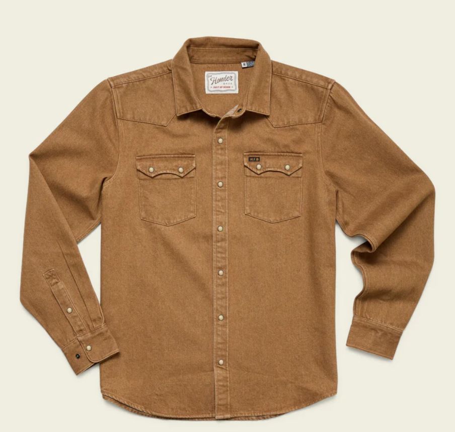 Howler Bros Dust Up Denim Snapshirt Howler Bros Dust Up Denim Snapshirt